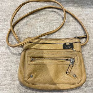 Tignanello Yellow Shoulder Bag